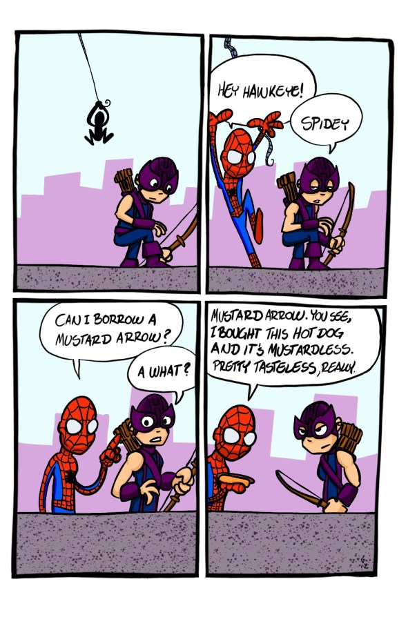 Spidey hotdog 1-2
